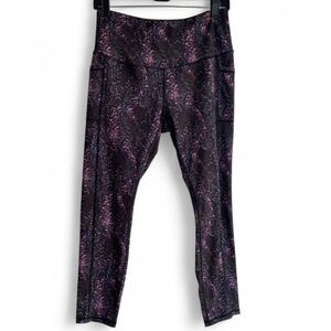 LegEnd Floral Crop Yoga Pants with Pockets Size L